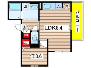 嵯峨フローリッシュの物件間取画像